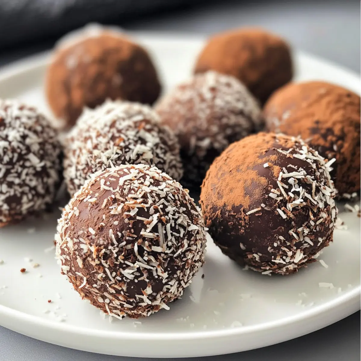 Schoko Pralinen für Weihnachten – Köstliche Low Carb Süßigkeit aus nur 4 Zutaten